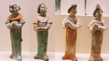 絲綢“女神”：文物女俑